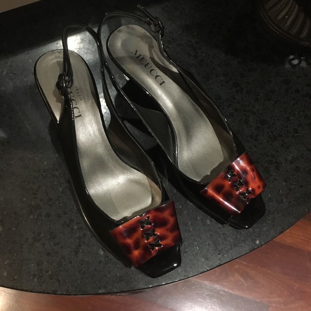 Sesto Meucci heels.  NIB.  Rubber bottoms,